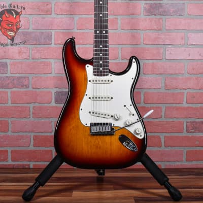 Fender Standard Stratocaster with Rosewood Fretboard Brown Sunburst 1988 w/OHSC image 1