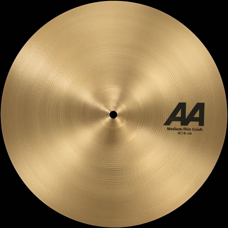 Photos - Cymbal Sabian AA 16" Medium Thin Crash Natural Finish In-Stock s new 