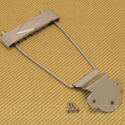 T120N Nickel Diamond Trapeze Tailpiece for Gibson L-50, L48, ES-125, ES-330