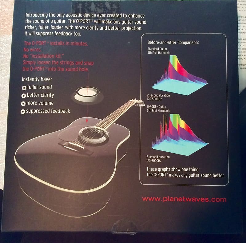 D'Addario OPort acoustic guitar sound enhancer Reverb
