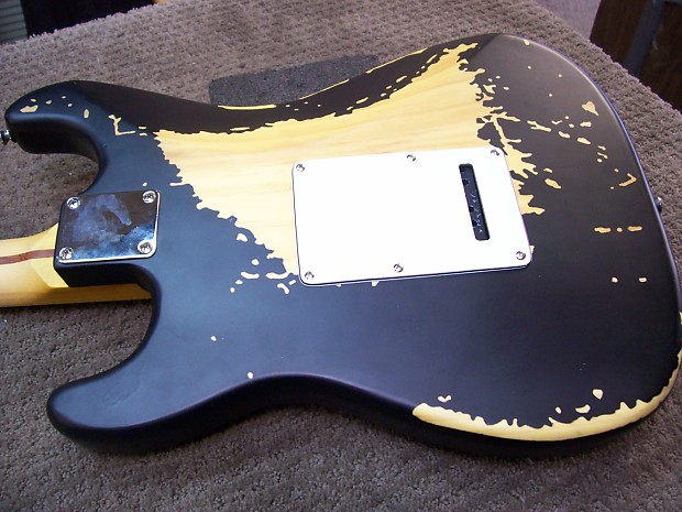 Vintage FretKing Vintage Icon V6 MRBK Distressed Reverb