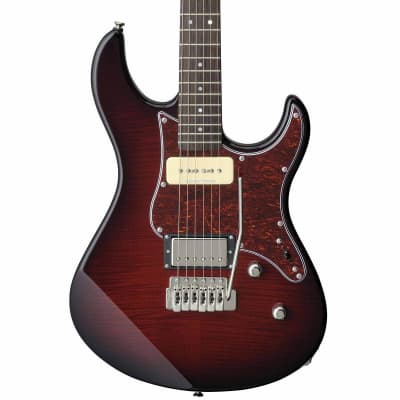 Yamaha PAC611VFM Pacifica Electric Guitar Dark Red Burst for sale