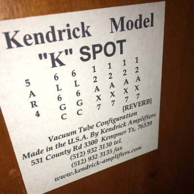 Kendrick K Spot Tweed with Fane Alnico Speaker image 6