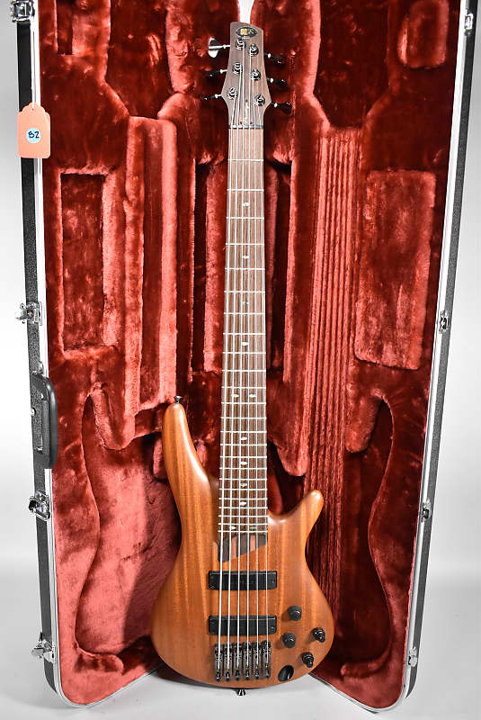 Ibanez Prestige SR5006 Walnut Finish 6 String Bass Guitar w/OHSC image 1