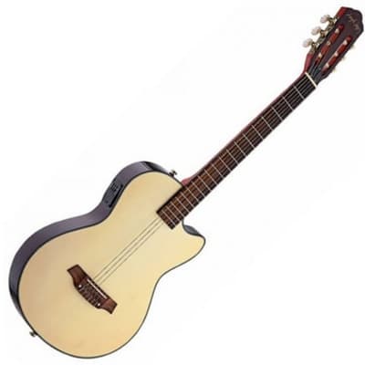 Angel Lopez EC3000CN: Electric Solid Body Classical Guitar with Cutaway - A Fusion of Tradition and Modernity image 2