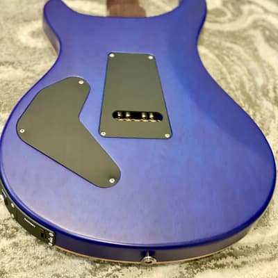 PRS Custom 24 Piezo 10 TOP Wood Library  2021 Makenna Blue signed by Paul Reed Smith image 13