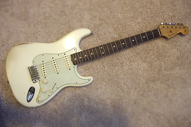 Fender Road Worn 60s Stratocaster Olympic White | Reverb