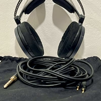 Audio-Technica ATH-R70X Open-Back On-Ear Reference Monitor Headphones - Black image 7