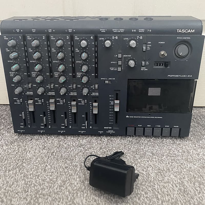 【初回限定】 Portastudio Tascam 414 Recorder Cassette 4-Track MKII DJ機材