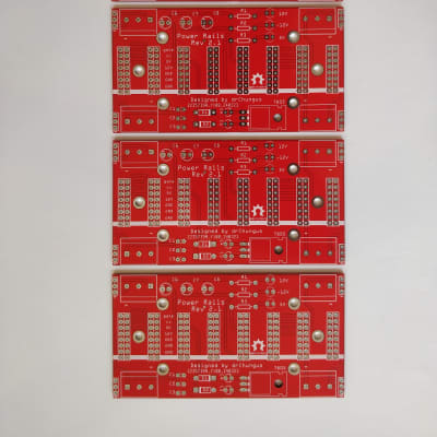Eurorack Power Rail Rev2 (PCB only, 4 pcs) image 2