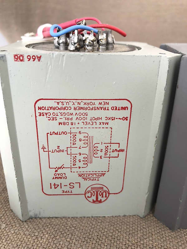 UTC LS-141 transformers pair ! DIY “ color boxes 