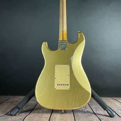 Fender Custom Shop Limited Edition '55 Bone Tone Stratocaster- Aged HLE Gold (7lbs 12oz) image 17