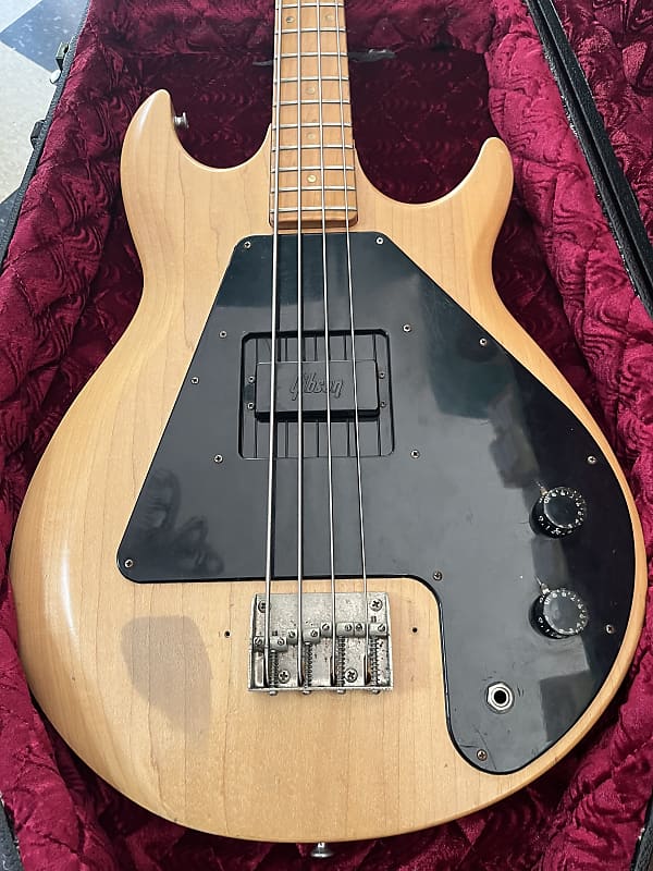 1981 Gibson G-1 Grabber Bass - Movable Pickup - All Original - w/Hard Case image 1