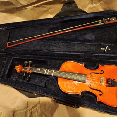 Emmanuel Berberian Sized 3/4 violin, USA 2011, with case & bow image 12