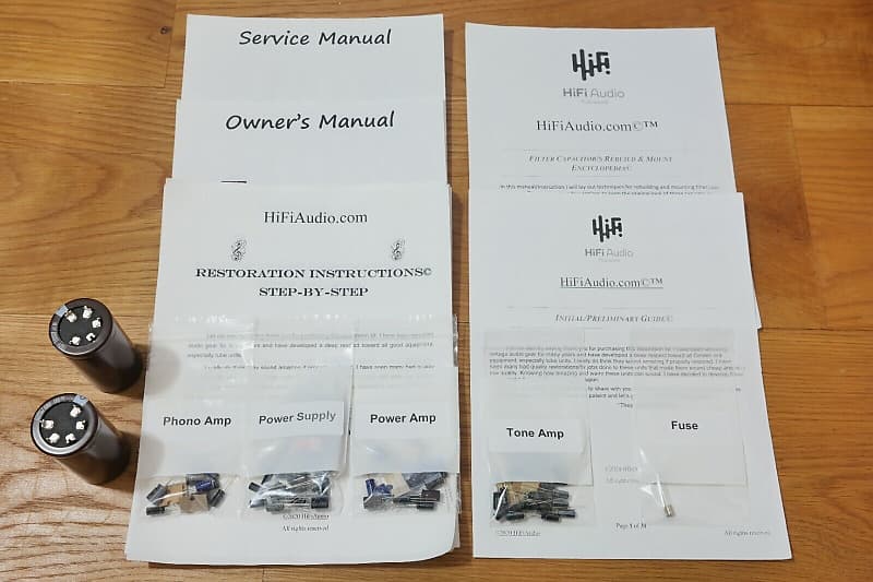 Marantz 4070 restoration kit filter capacitor repair rebuild fix  			