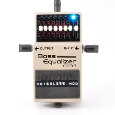 Boss GEB-7 Modified Noiseless For Bass Equalizer Pedal Mod