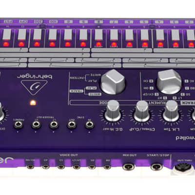 Behringer RD-6-GP Analog Drum Machine - Transparent Purple image 4