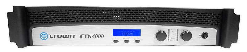 Crown CDi4000 2-Channel 1200 Watt Power Amplifier DJ PRO Live Sound Amp  			