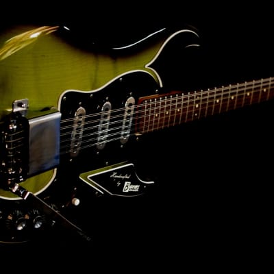 Burns DOUBLE SIX 1964 Green Sunburst. Maybe the RAREST BURNS GUITAR. With Tremolo System. Incredible image 2