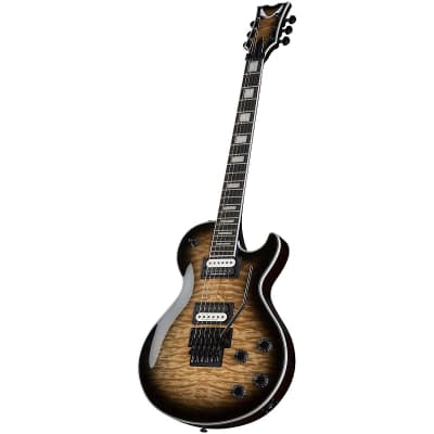 Dean Dean Thoroughbred Select Floyd Quilted Maple,Natural Black Burst, B-Stock image 19