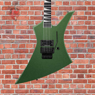 (Pre-Order)Jackson USA Custom Shop Kelly KE1 Sage Green Metallic With Matching Reverse Headstock Stainless Steel Frets 2024 for sale