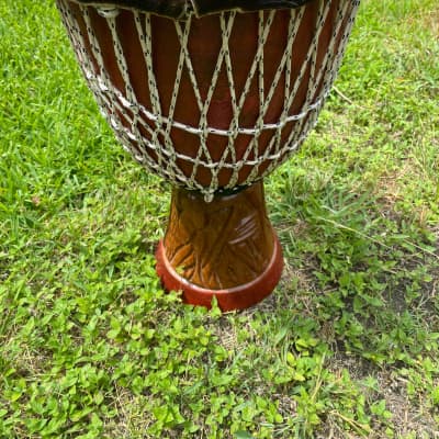 11 inch Hand Carved Senegalese Djembe image 4