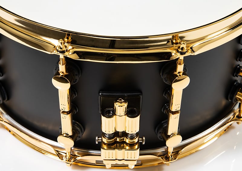 Sonor SQ2 14x7 Beech Snare Drum w/ Gold HW - Dark Satin | Reverb