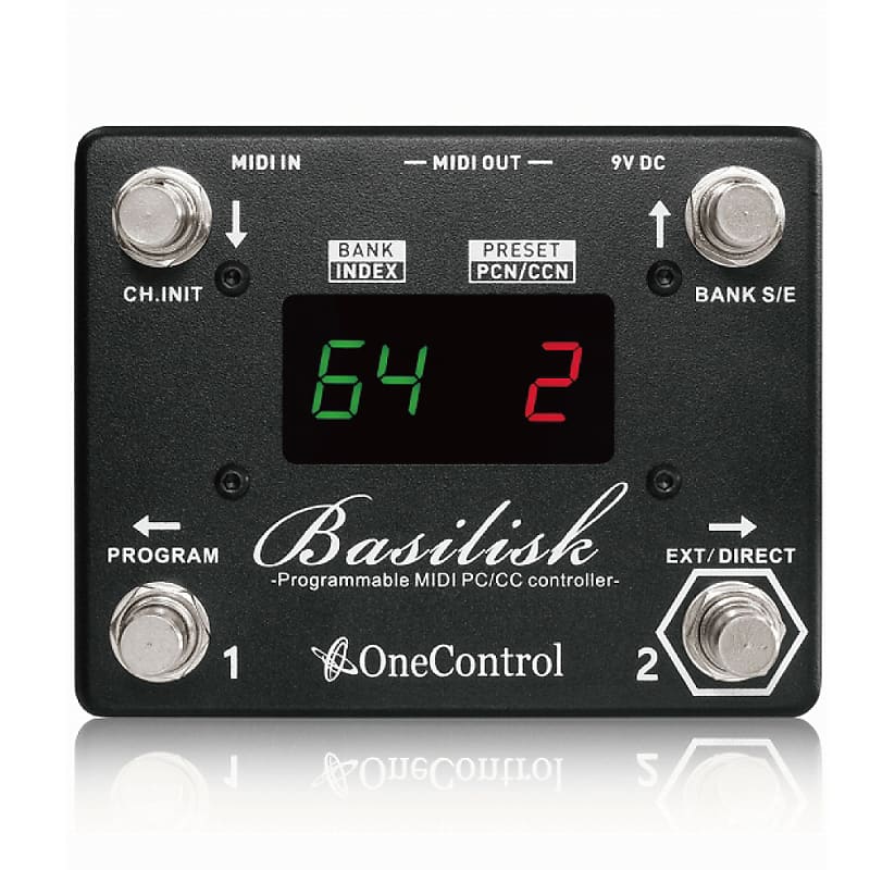 One Control Basilisk Programmable MIDI Pedal - 5PC#, 5CC# image 1