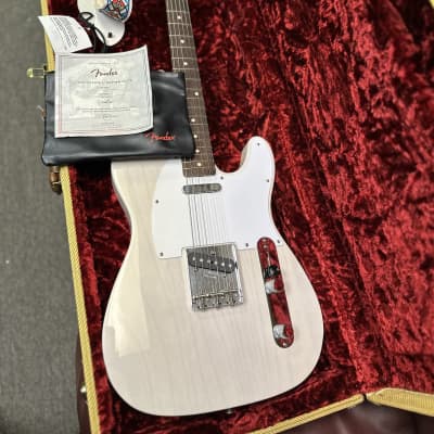 Fender USA Artist Series Jimmy Page Mirror Telecaster  2019 - White Blonde image 8