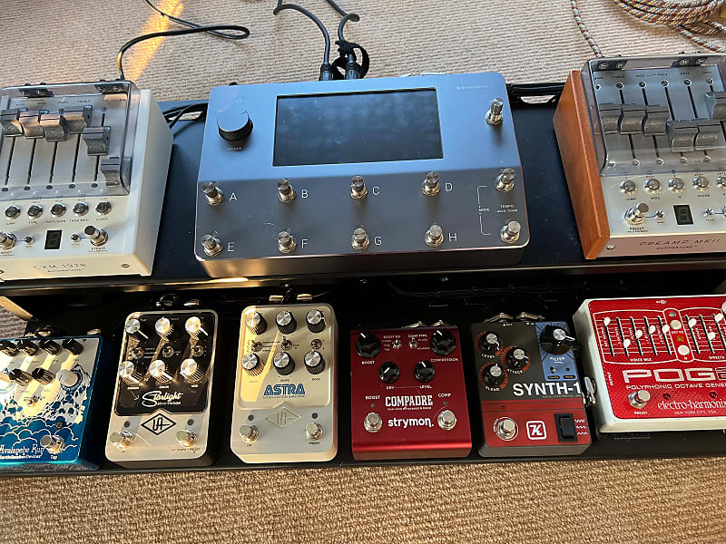 Complete Pedalboard Quad Cortex, Earthquaker, Strymon, and Reverb