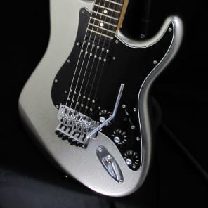 Fender Blacktop Stratocaster HH Titanium Silver w/ Case image 2