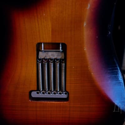 Xotic XSC-1 S-Style Lightly Relic'd  Electric Guitar - 3 Tone Sunburst Finish & Roasted Flame Maple Neck #2332 image 15