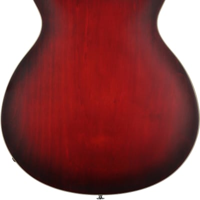 Ibanez AS53 Artcore Semi-Hollowbody Electric Guitar, Sunburst Red image 5