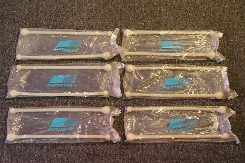 Ludwig Hard Nylon Bell Lyra Mallets x 6 pairs image 1