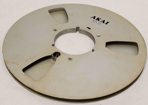 Akai 10.5 Inches Aluminum Metal Reel Made In Japan MIJ Reel-to-Reel 1/4  Tape
