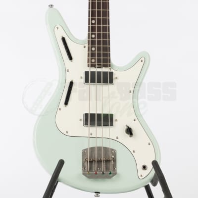 Nordstrand Acinonyx Short Scale Cat Bass - Surf Green with Parchment Pickguard + FREE NordyMute