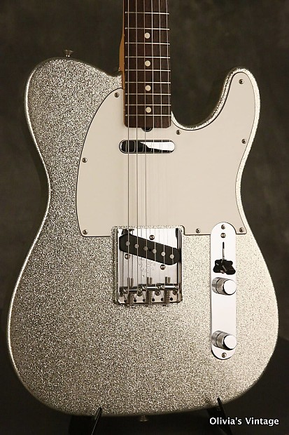 Fender Custom Shop TELECASTER by J.W. Black Masterbuilt 1989 Silver Sparkle