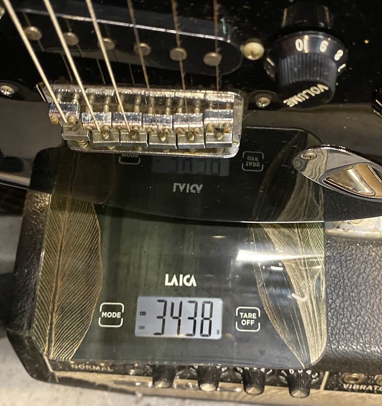 Fender Stratocaster Hardtail 1975 Black Maple Fingerboard