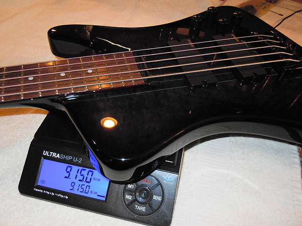 Spector REX 5 PRO Neck-Thru Bass in Black Stain Gloss - FREE