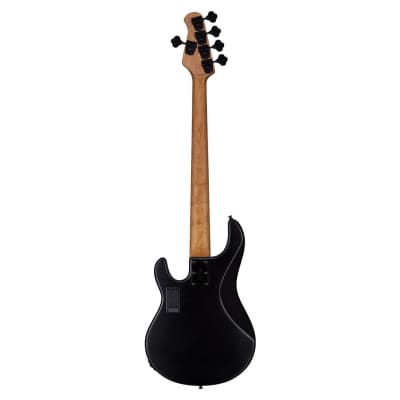 Sterling by Music Man StingRay5 HH 5-String Bass - Stealth Black image 7
