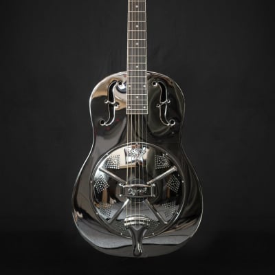 Ozark De Luxe Resonator Guitar 12 Fret Nickel Plate Steel image 1