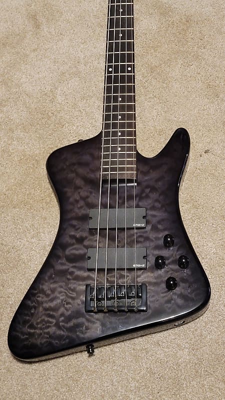 Spector Rex 5 - Quilted Trans Black | Reverb