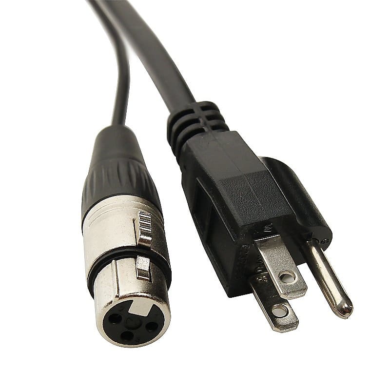 Elite Core 25' Powered Speaker Cable XLR+AC PA25 image 1