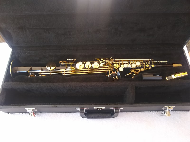 Jupiter JPS 547 Soprano Saxophone Black Lacquer....MINT! Reverb