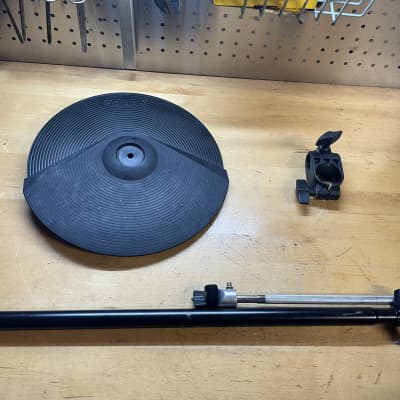 Roland CY-8 Dual Trigger V-Drum Cymbal Pad w/Boom Cymbal Arm & Clamp - X6D1873 image 1