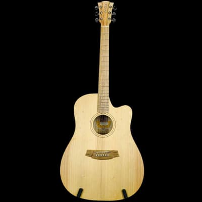 Cole Clark Fat Lady 1 Series Acoustic Electric Guitar w/Bunya Top and Queensland Maple Back/Sides image 2