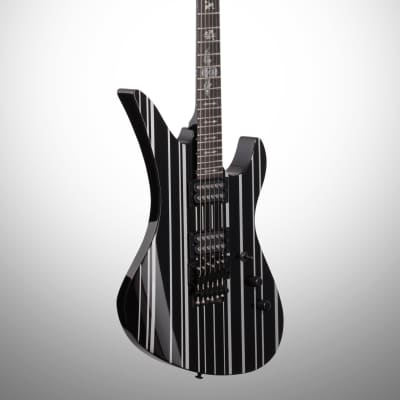 Schecter Synyster Gates Standard Electric Guitar, Black Silver Stripes image 4