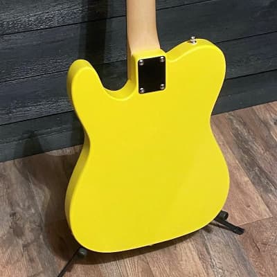 Nashville Guitar Works Custom Nitrocellulose T-Style Yellow Electric Guitar w/ Gig bag image 3