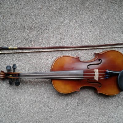 Strad Copy Violin Made in Nippon 1910 natural  sunburst image 2