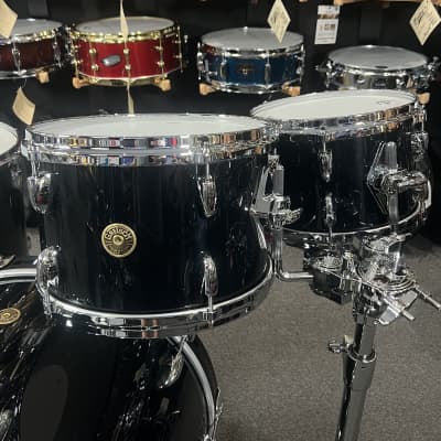 Gretsch USA Custom 10/12/16/22" Drum Set Kit in Black Nitron image 5